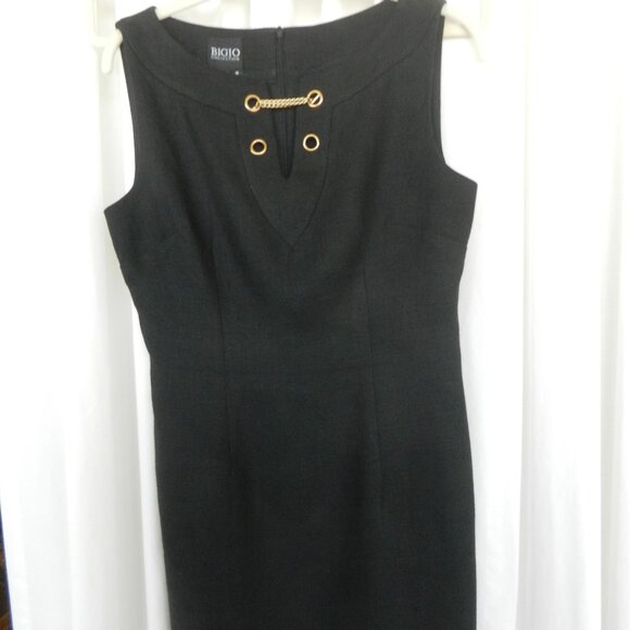 Black Bigio linen dress, size 6 - Picture 6 of 9
